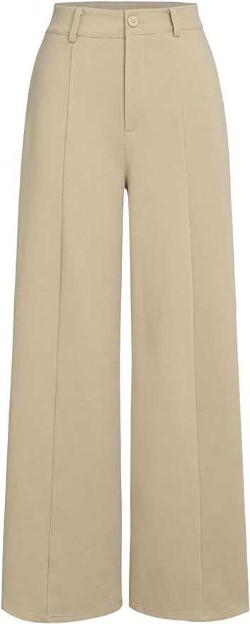 CIDER Solid Wide Leg Trousers
