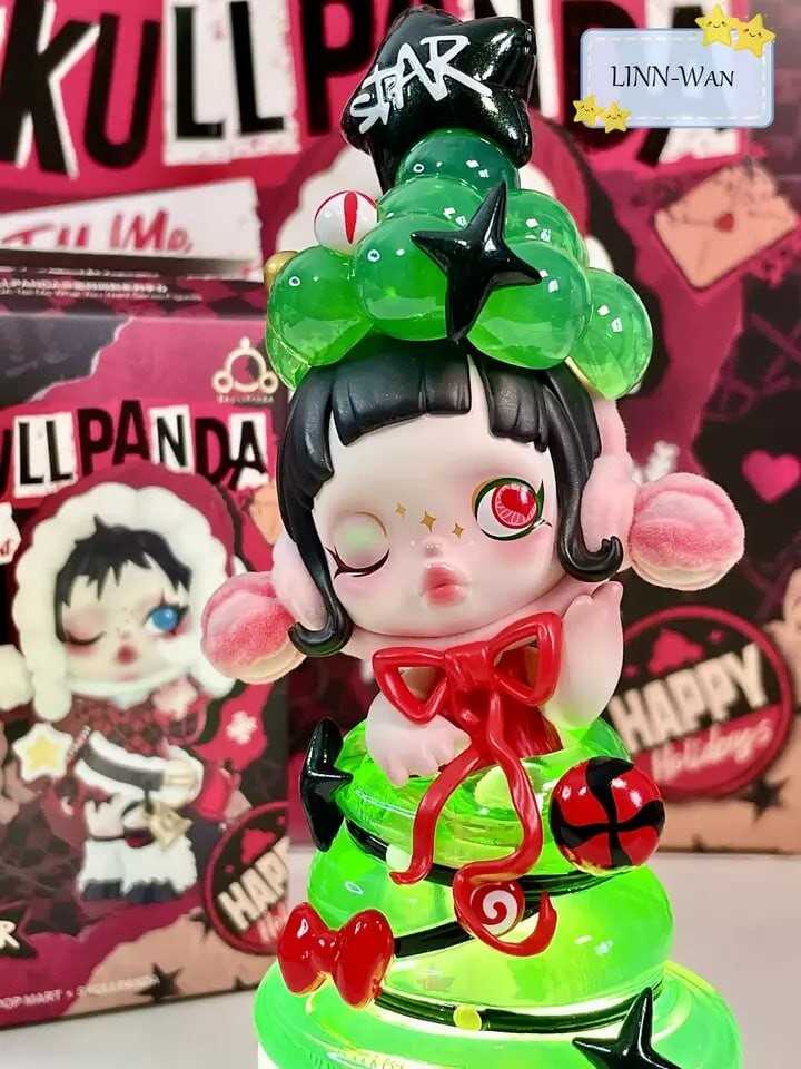 POP MART SKULLPANDA Time To Wish Confirmed Christmas Figures HOT-Getting Dressed