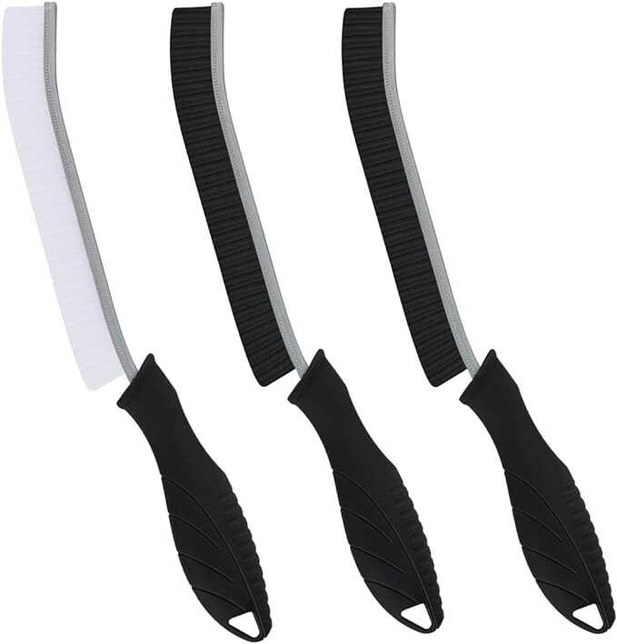 TQRR 3 Pcs Hard Bristle Crevice Cleaning Brush-Thin Gap Cleaning Brush, Small Cleaning Brush, Grout Brush, Kitchen Brush, Cleaning Tools for Toilet, Bathroom, Home, Bathtub, Sink, Household, Window