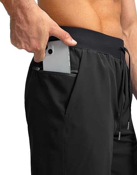 Men's Running Shorts with Zipper Pockets 7 Inch Lightweight Quick Dry Gym Workout Athletic Shorts for Men