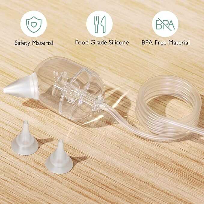 Momcozy Nasal Aspirator for Baby, 75kPa Electric Nose Aspirator for Toddler, Baby Nose Sucker with 9 Suction Levels, Automatic Nose Cleaner with 3 Silicone Tips, 9 Music and 3 Lights