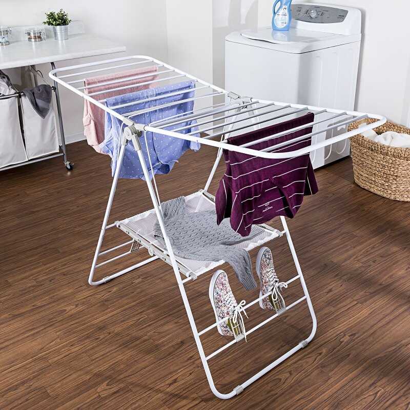 Laundry Clothes Storage Drying Rack Portable Folding Dryer Hanger Heavy Duty New