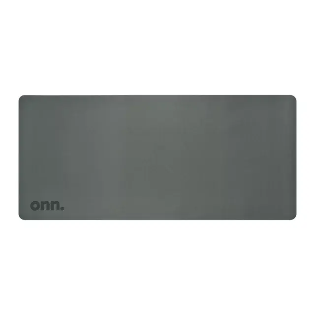 onn. XL Desktop Mouse Mat, Gray, 35" x 16"