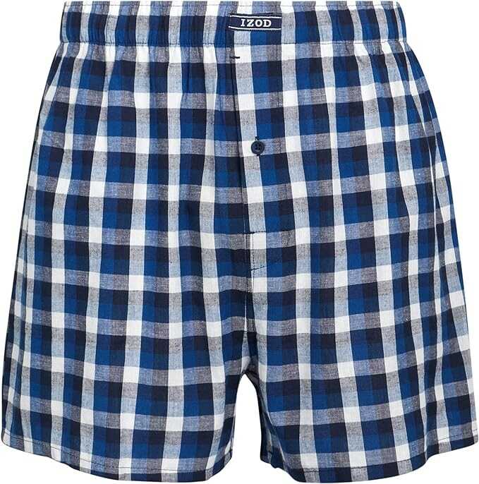 IZOD Men's Underwear - Classic Woven Boxers (4 Pack)