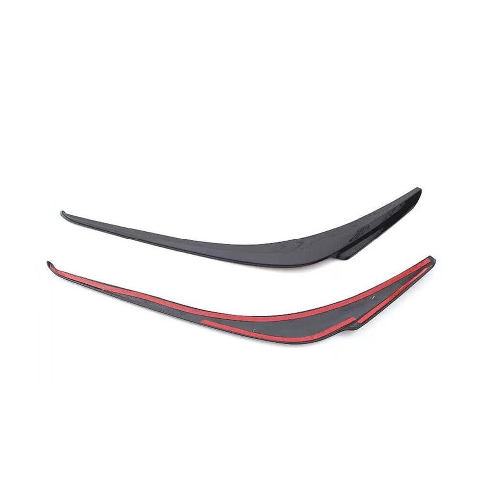 For Toyota Corolla 2020-2025 ABS Gloss Black Front Headlight Lamp Eyebrow Trim