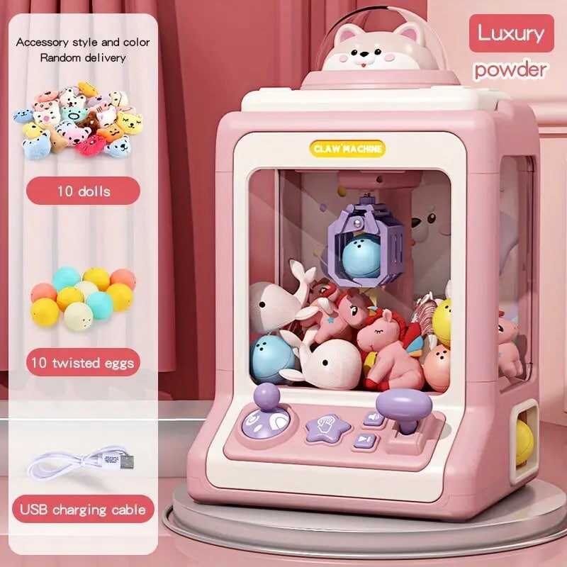 Bring Home The Fun: Mini Claw Machine Clip Doll - Perfect Gift For Kids On Birthdays & Christmas! Halloween/Thanksgiving Day/Christmas Gift