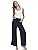 UEU Women's Wide Leg Casual Pants High Waisted Adjustable Tie Knot Business Work Trousers with Pockets