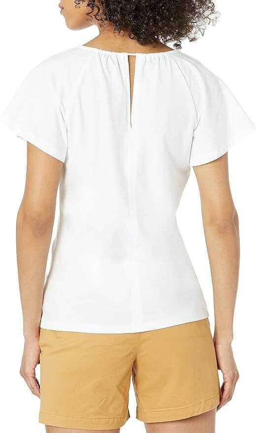 Amazon Essentials Women's Classic-Fit Cape Sleeve Open Crewneck T-Shirt