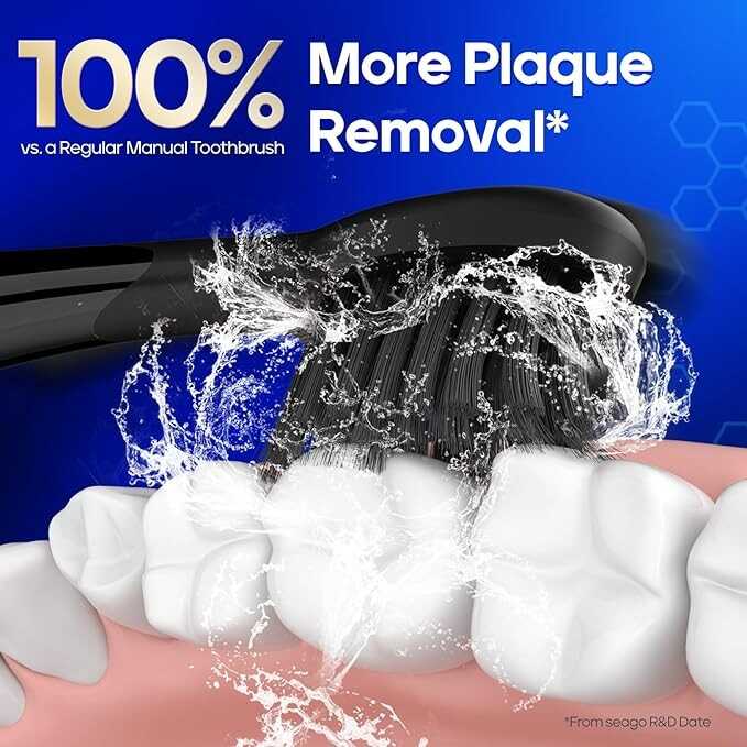 SEAGO Electric Toothbrush, Rechargeable Sonic Toothbrush Last for 30 Days with 5 Modes and 2 Mins Timer, Portable Electric Toothbrushes for Adults with 8 PCS Brush Heads (Blue)