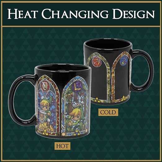 Paladone Legend of Zelda Heat Changing Ceramic Coffee Mug