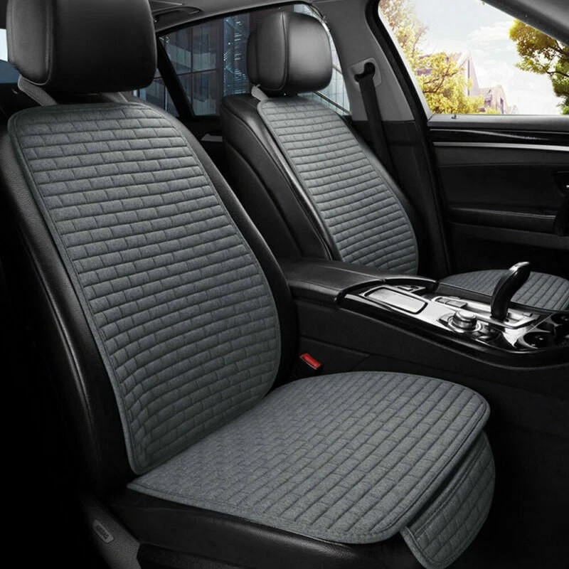 2PCS Car Auto Front Seat Cushion Covers Chair Protector Seat Pad Mat Accessories