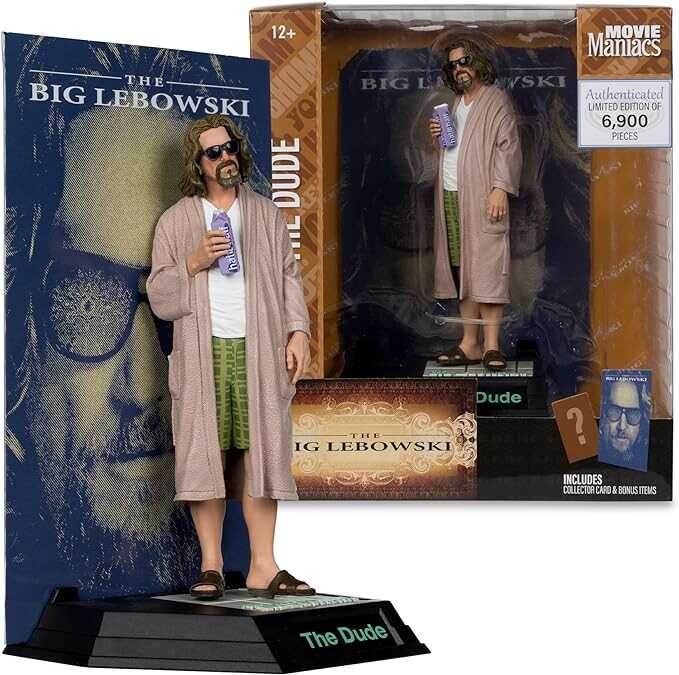 McFarlane - The Big Lebowski - Movie Maniacs - 6" The Dude Posed Figure