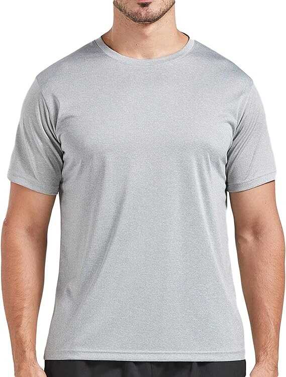 5 Pack Men's Dry Fit T Shirts, Athletic Running Gym Workout Short Sleeve Tee Shirts for Men