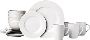 AmazonBasics 16-Piece Dinnerware Set, Service for 4