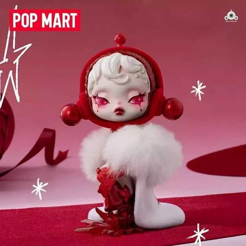 POP MART SKULLPANDA Time To Wish Confirmed Christmas Figures Gift HOT -As l Wish