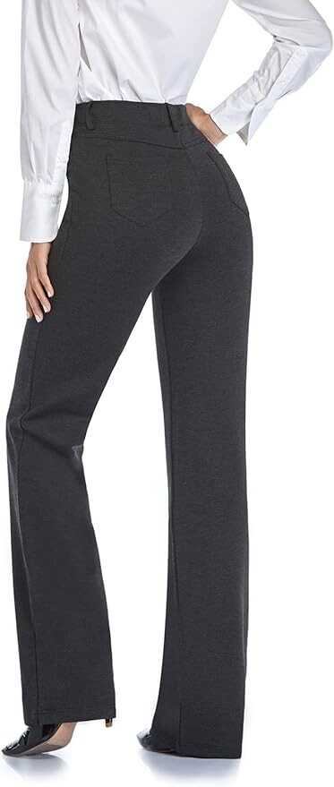 Tapata Women's 28''/30''/32''/34'' Stretchy Bootcut Dress Pants with Pockets Tall, Petite, Regular for Office Work Business