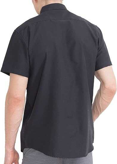 Visive Mens Shirts Multi Packs Short Sleeve Button Down Dress Shirts Solid Color Big and Tall