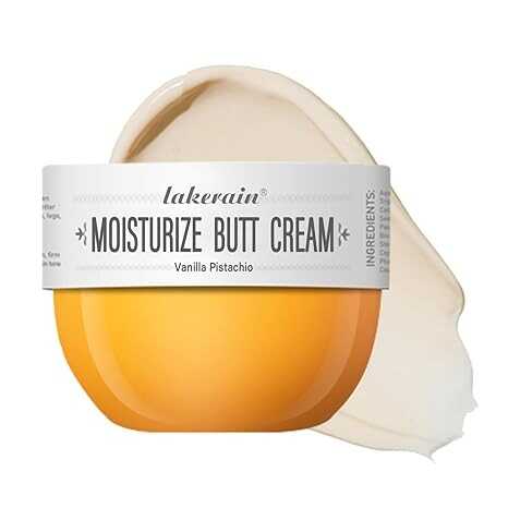 LADYFOX 250ML Body Bum Cream,Repair and Smooth Body Butt Cream,Butt Acne Clearing Cream,Moisturizing Body Cream Suitable for Dry Skin Use in Winter (250ML Vanilla Pistachio Scent)