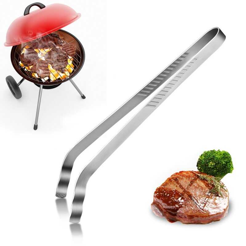 Food Tongs Stainless Steel Kitchen Cooking Tool Accessories Steak Tongs