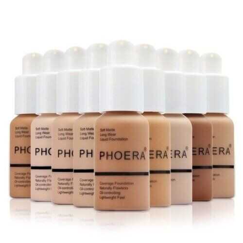 PHOERA® Liquid Matte Flawless Long Lasting Full Coverage Foundation Concealer