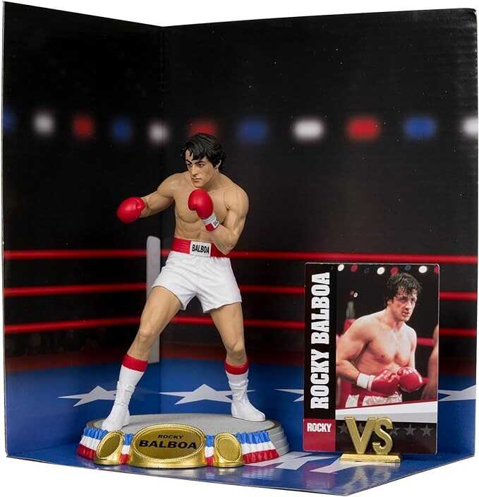 Roll over image to zoom in McFarlane - Rocky (1976) - Movie Maniacs - 6" Rocky Balboa Posed Figure