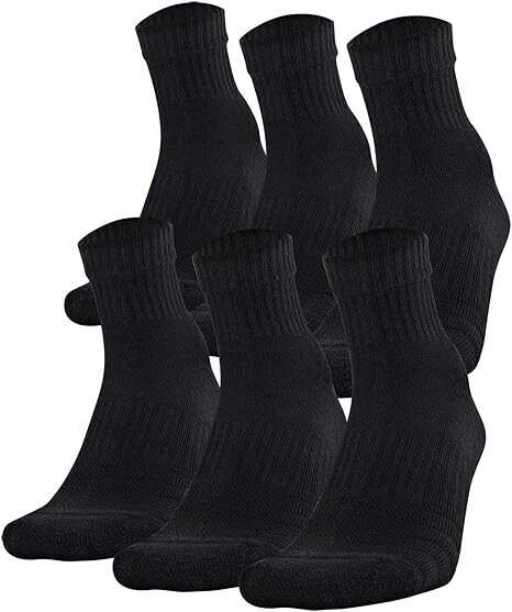 Under Armour Training Cotton Quarter Socks, Multipairs