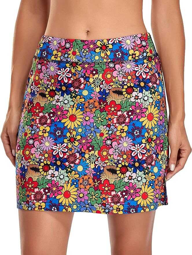 Kimmery Women's Athletic Tennis Skorts Golf Skirts with Pocket Sizes M-3XL