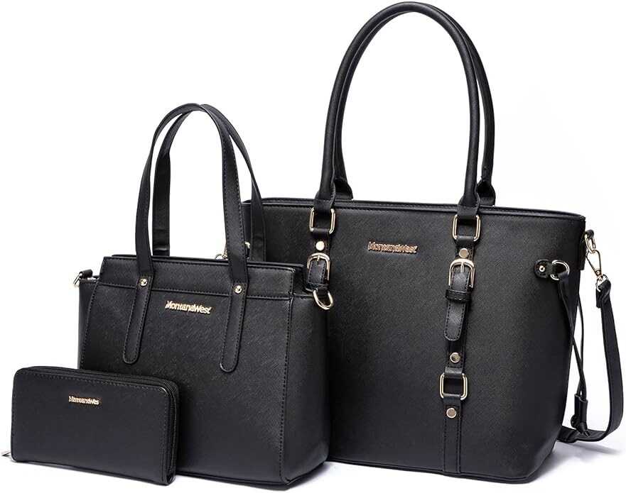 Montana West 3PCS Purses for Women Tote Purse and Wallet Set Shoulder Satchel Bags