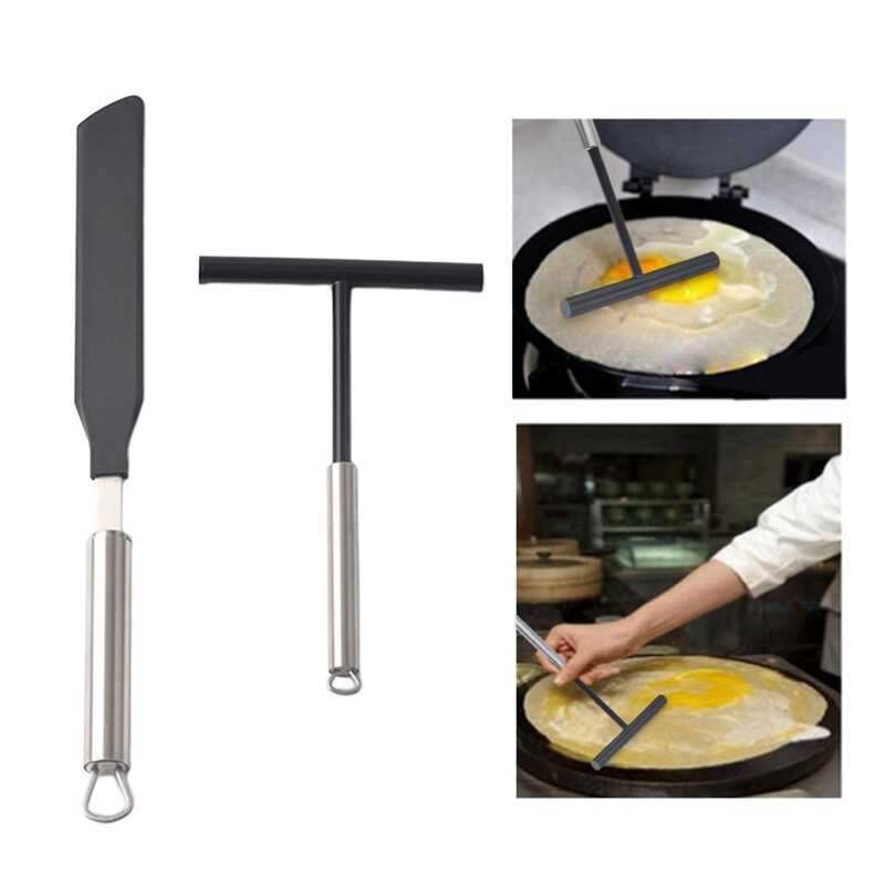 2x Crepe Spreader and Spatula Set Kitchen Accessories Cookware for Kitchen
