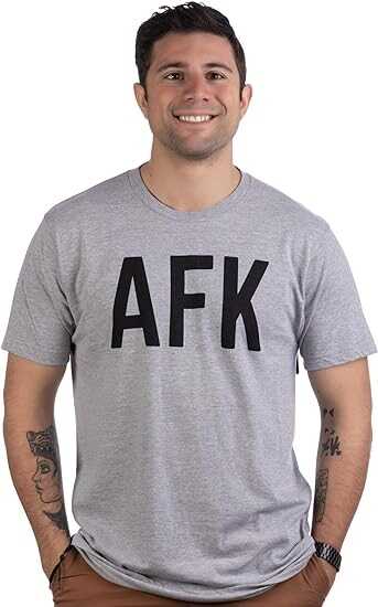 AFK | Away from Keyboard, Funny Video Gamer Gaming Player Men Women Joke T-Shirt