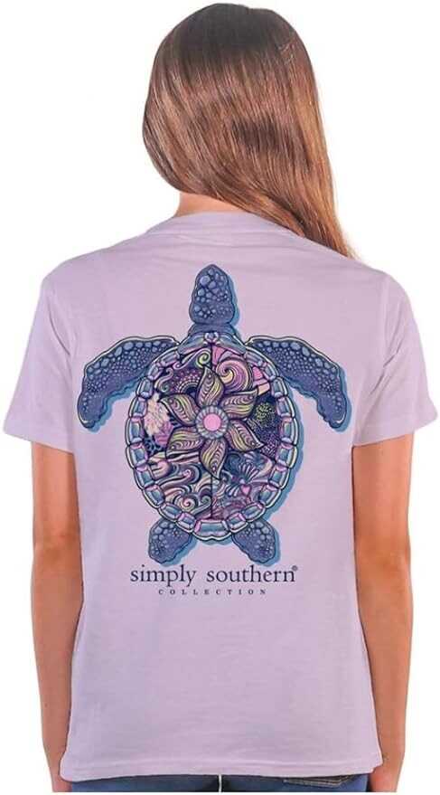 Women's Relaxed-Fit Save The Turtles Short Sleeve T-Shirt | Live Your Story | Preppy and Stylish Women’s T-Shirt