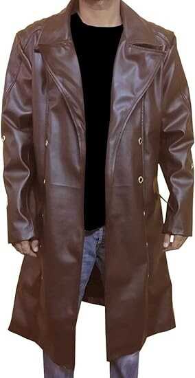 ABz Leathers Men's Stylish Brown Limited Edition Gaming Coat
