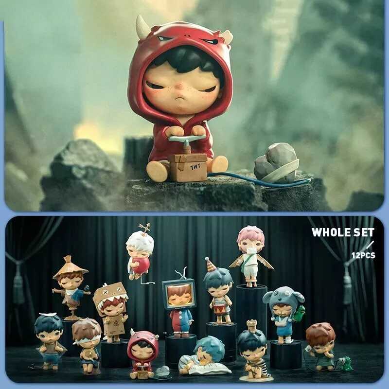 Hirono Mime Blind Box Mystery Figurine Action Kawaii Toys Birthday Gift