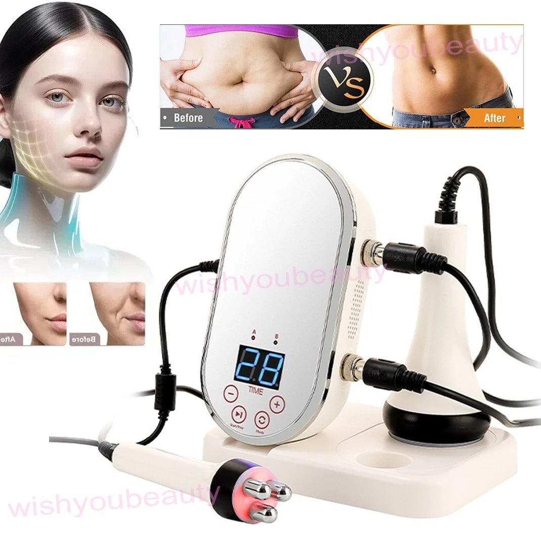 Facial Radio Frequency Machine 2 in 1 Skin Tightening Face Lifting Body Slimming-