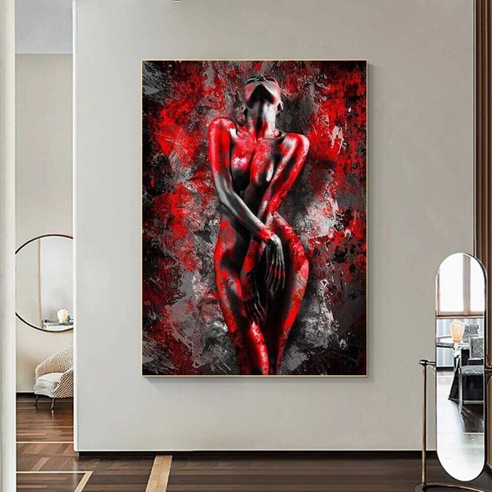 Abstract Sexy Women Canvas Painting Canvas Wall Art Home Decor Print Wall Poster