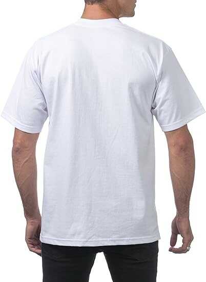 Pro Club Men's 3-Pack Heavyweight Cotton Short Sleeve Crew Neck T-Shirt