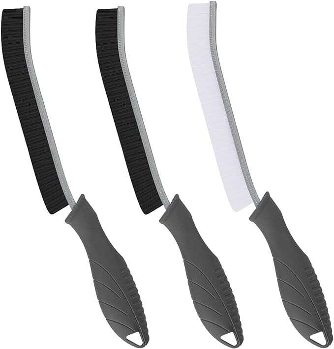 SXhyf Cleaning Brush - Hard Bristle Crevice Cleaning Brush, Multifunctional Gap Cleaning Scrub Brush, Cleaning Tools for Household Use, Home, Kitchen, Bathroom, Window, Vehicle, Faucets, Toilet, Grout