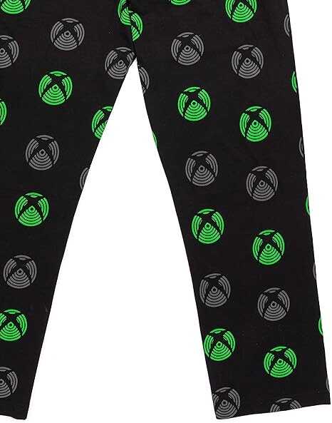 Xbox Lounge Pants Mens Black Game Console Pyjamas Trouser Bottoms Pjs