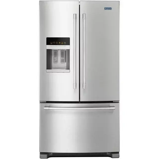 Maytag Mfi2570fez 36" Wide 25 Cu. Ft. French Door Refrigerator - Stainless Steel