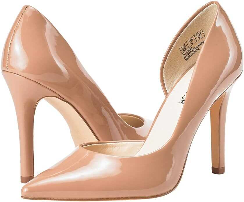 JENN ARDOR Stiletto High Heel Shoes for Women: Pointed, Closed Toe Classic Slip On Dress Pumps