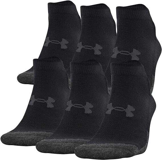 Under Armour Adult Performance Tech Low Cut Socks (3 and 6 Pack)