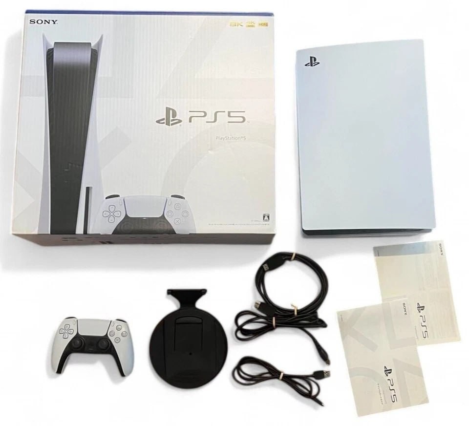 Sony PS5 PlayStation 5 CFI-1000A01 Home Console White 825 GB New/Used