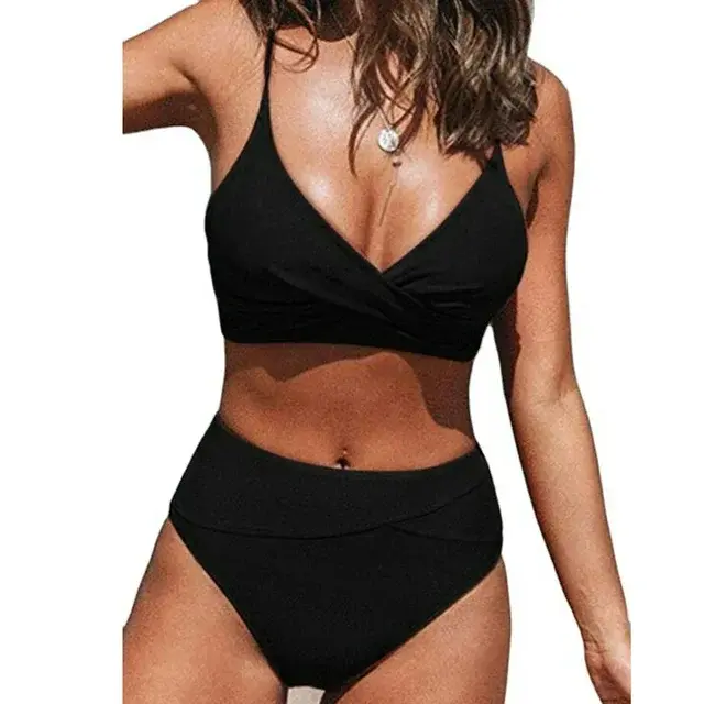 Cuoff Bikini Women's Sexy Bikini Two-piece Swimsuit Plus Size Bathing Suit for Women